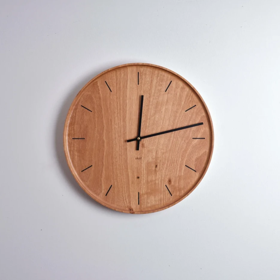 Image of Skel Design Clock | Blackbutt
