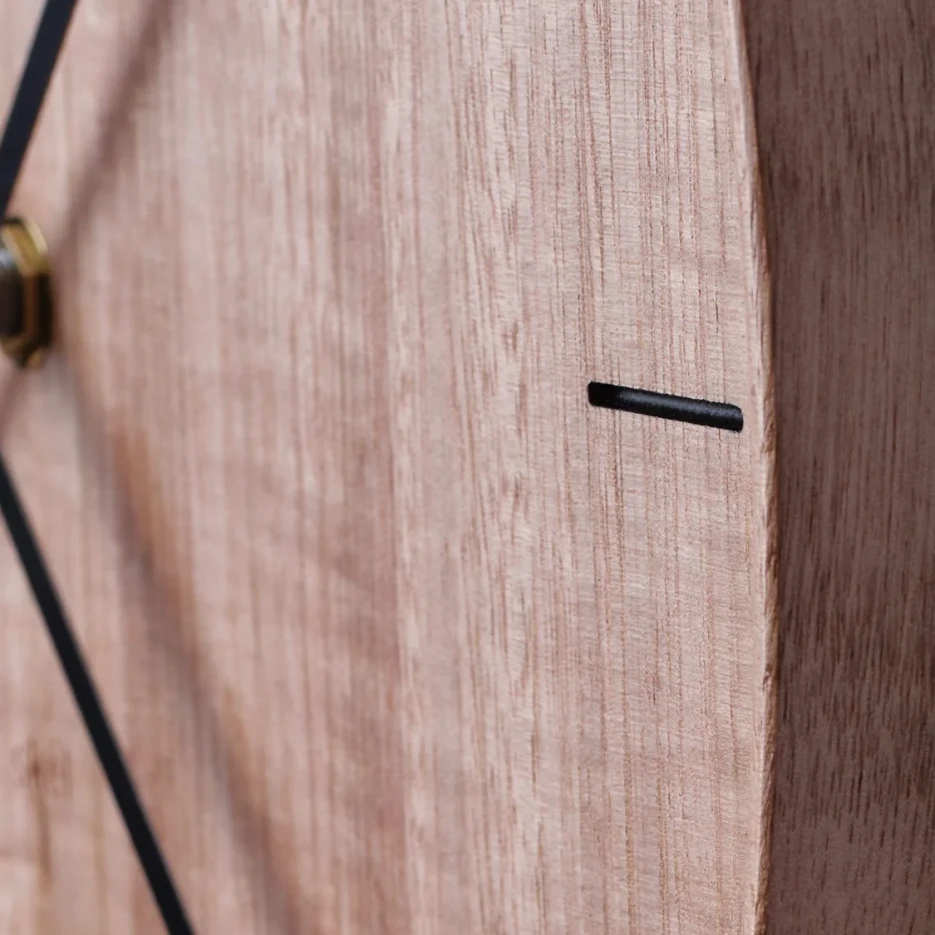 Image of Skel Design Clock | Tasmanian Oak